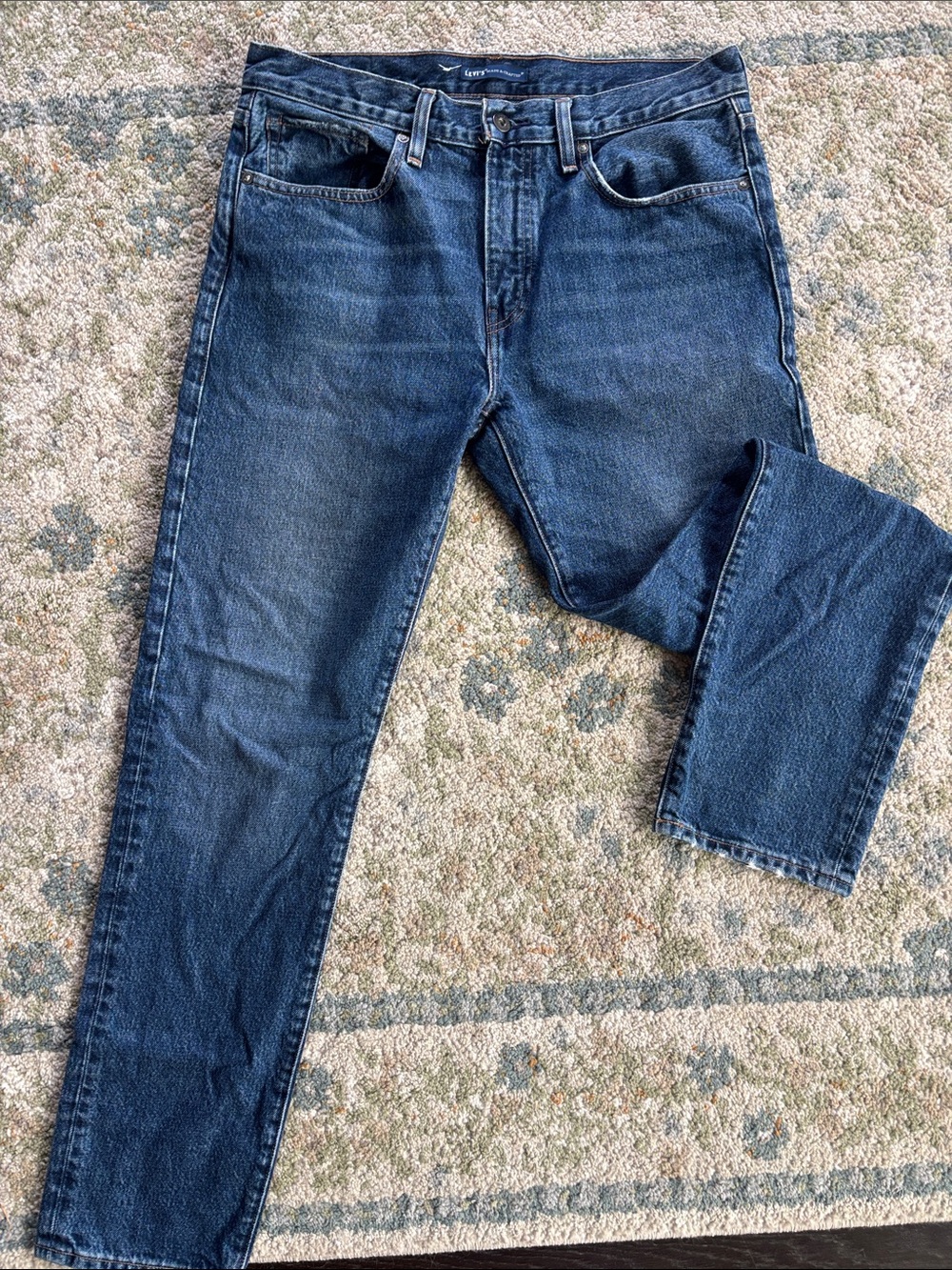Levi's Made & Crated 502 Taper Style Dark Blue Jeans